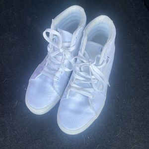 White High Top Vans